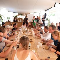 Warsztaty kulinarne w Namiocie FKŻ, 2019, fot. Edyta Dufaj