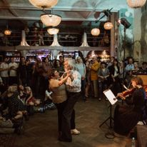Mała Orkiestra Dancingowa - milonga w klubie Hevre, 2018, fot. Michał Ramus