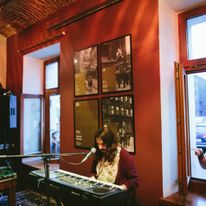 Ori Alboher, koncert w Cheder Cafe, 2015, fot. Bartosz Dittmar