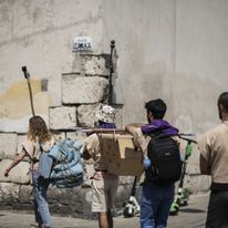 Kumzits - projekt site-specific przygotowany specjalnie dla FKŻ, 2021, fot. Edyta Dufaj