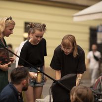 Namiot FKŻ, 31. Festiwal Kultury Żydowskiej, 2021, fot. Edyta Dufaj