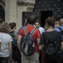 Kazimierz - opowieść osobista, spacer z Januszem Makuchem, 31. FKŻ, 2021, fot. Edyta Dufaj