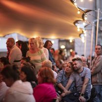 Namiot FKŻ, 30. Festiwal Kultury Żydowskiej, 2021, fot. Edyta Dufaj