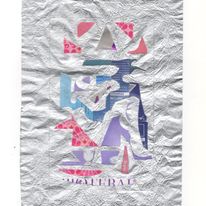 skrawki po większej pracy figuratywnej