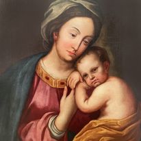 fragment obrazu Matki Bożej Zwycięskiej