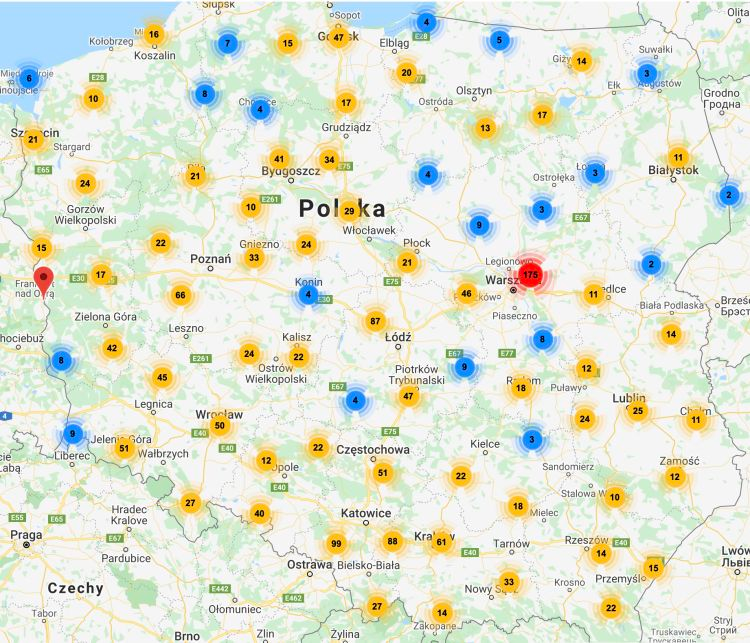 urbexy.pl mapa