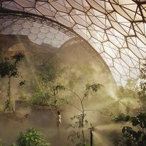 Codzienne zraszanie, na przykładzie Eden Project, Irlandia