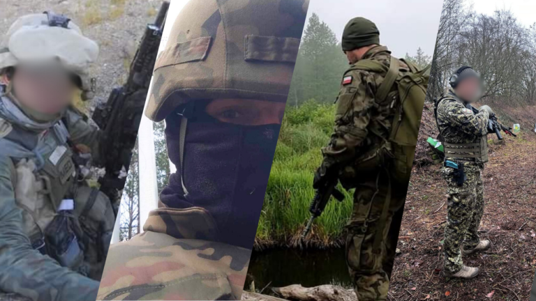 Członkowie grupy "Bronimy Polskiej granicy