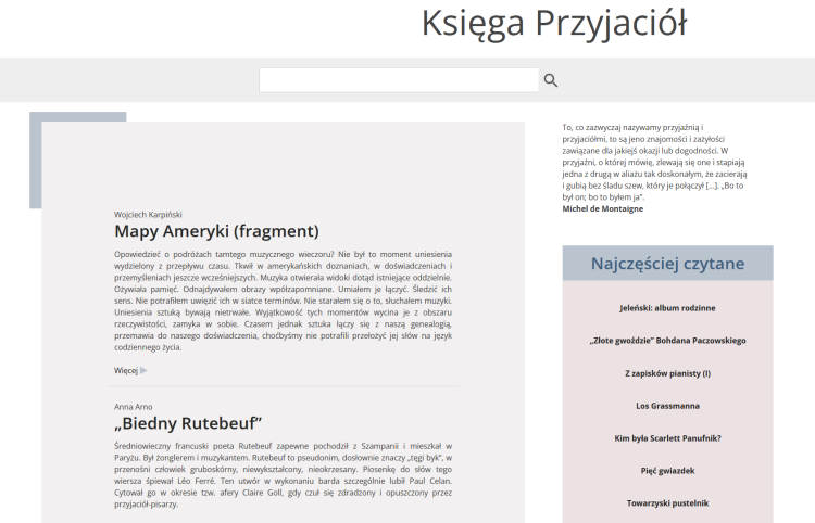 Księga Przyjaciół