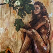 "Eve", 100x70, akryl na płótnie