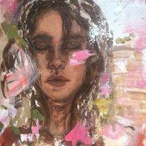 "Things are changing..", akryl na płótnie, 30x24