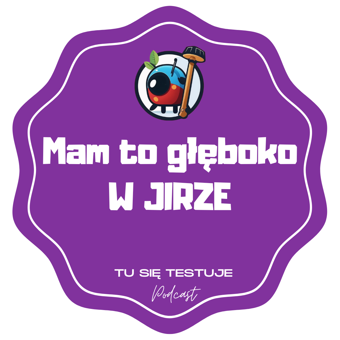 Mam to głęboko w Jirze - naklejka