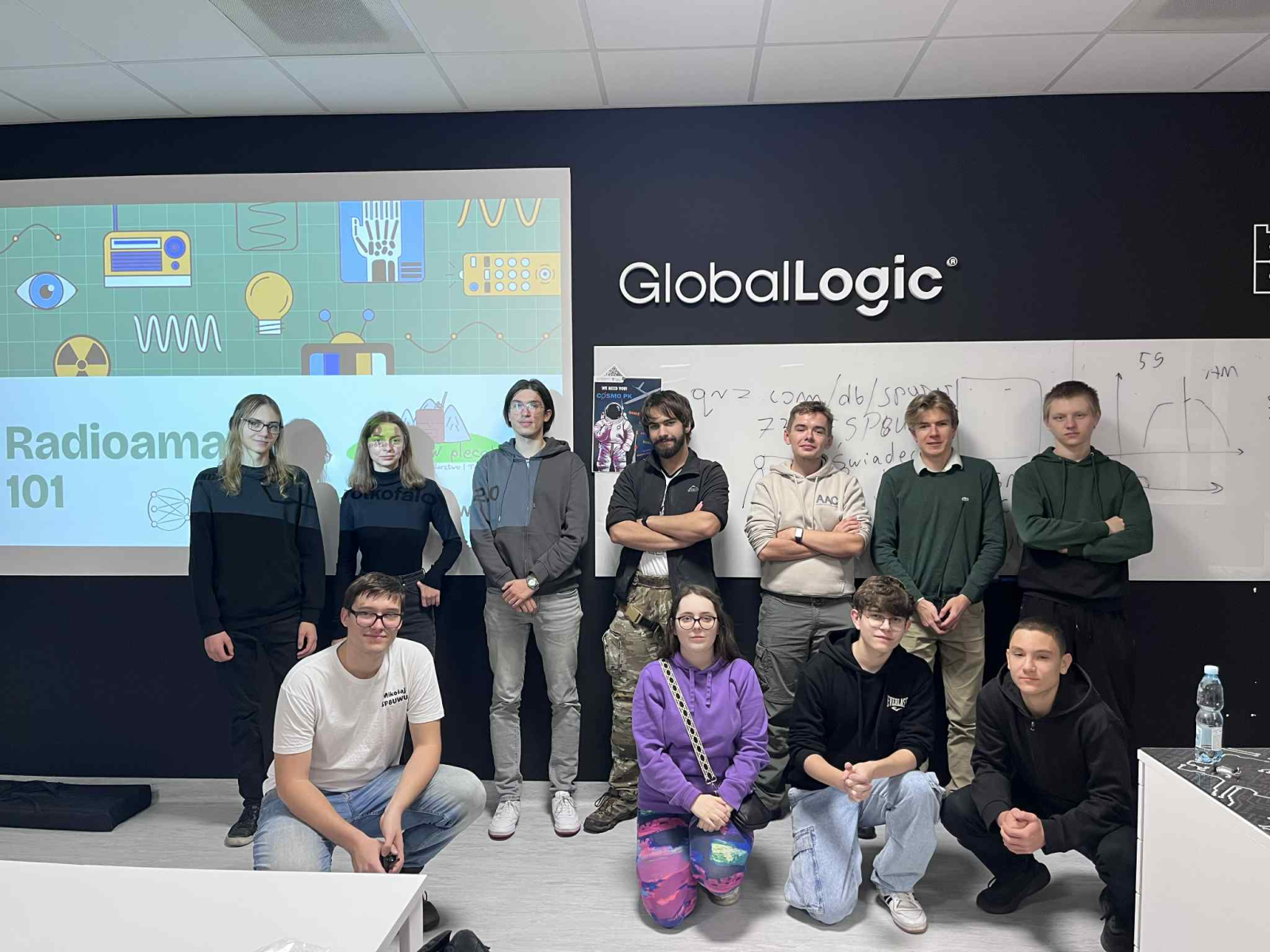 Radio w plecaku na szkoleniu